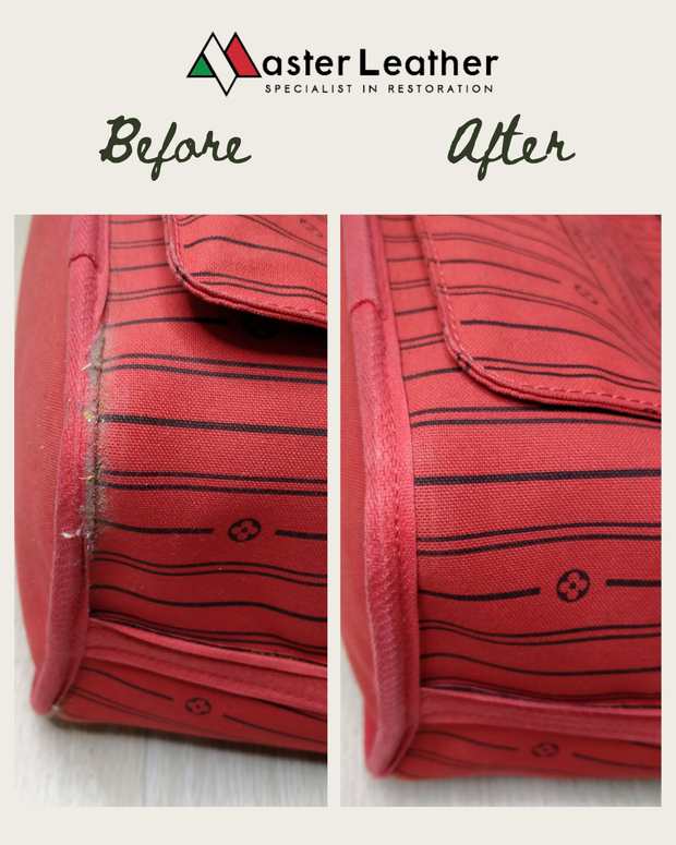 Fabric tote corner and seam repair