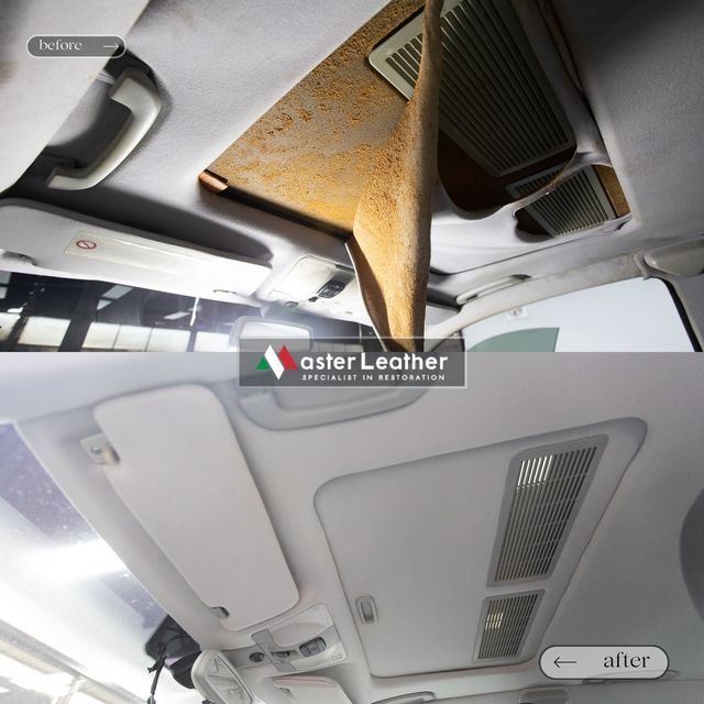 Headliner mold restoration