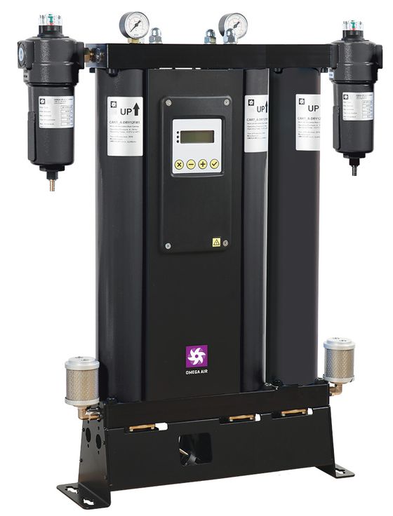 Omega Air A-DRY TAC200 adsorption dryer with activated carbon tower